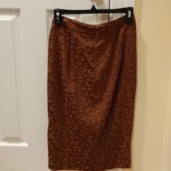 NWT ZARA Animal Print Ruffled Pencil Skirt - Picture 3 of 3